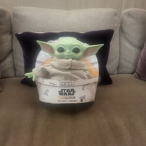 Star Wars The Child Plush in Light Green with Tan Robe and Black Eyes